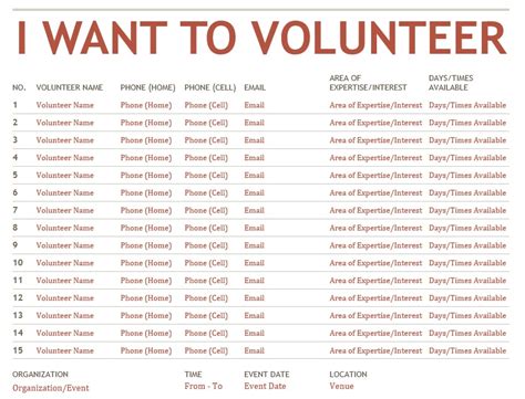 VolunteerSignup .
